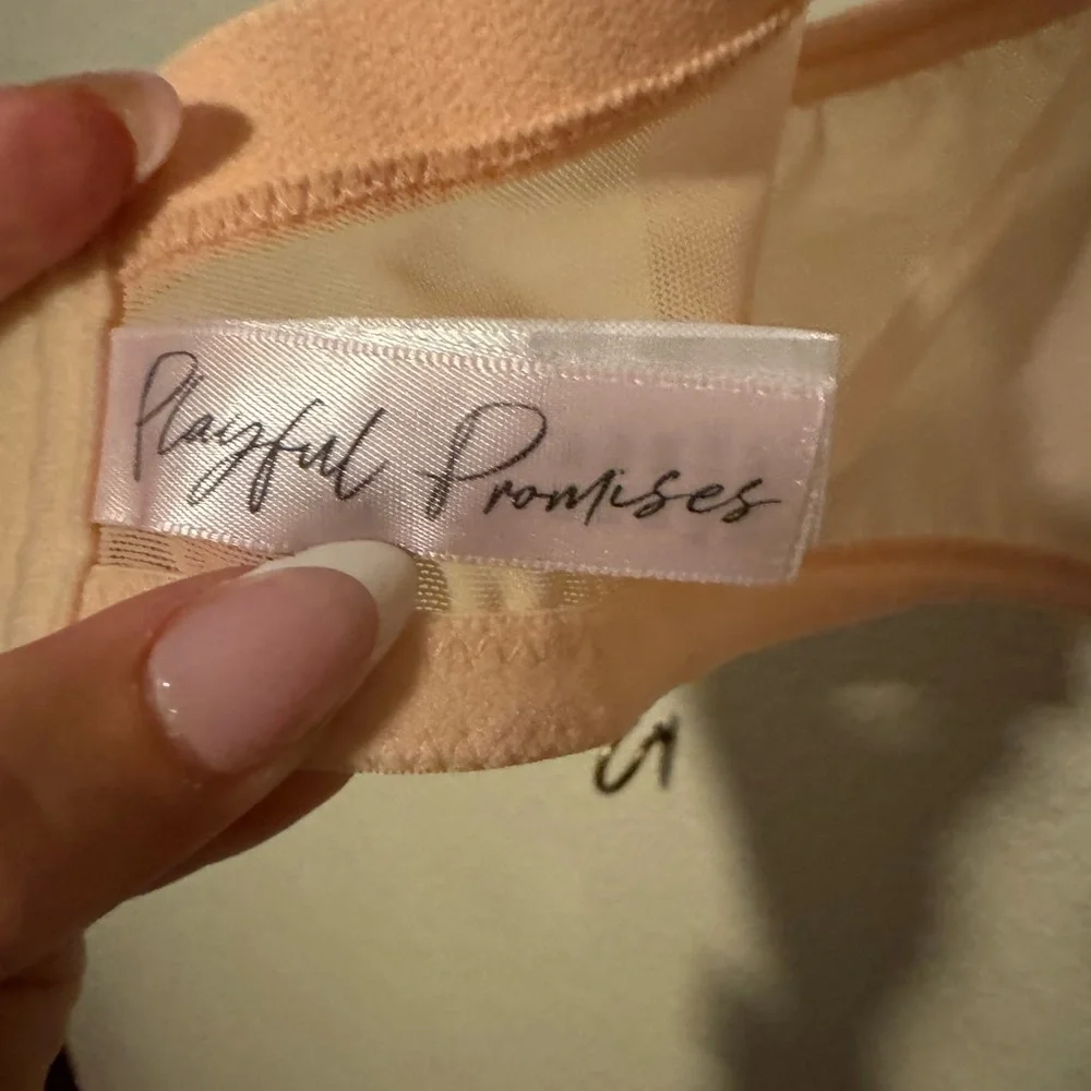 Playful Promises Nola Toffee Diamanté Underwire Bra | US 36I, UK 36G - Picture 11 of 13